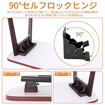 Amazon.co.jp: awliye 4個セット 折りたたみ 金具 90度 セルフ